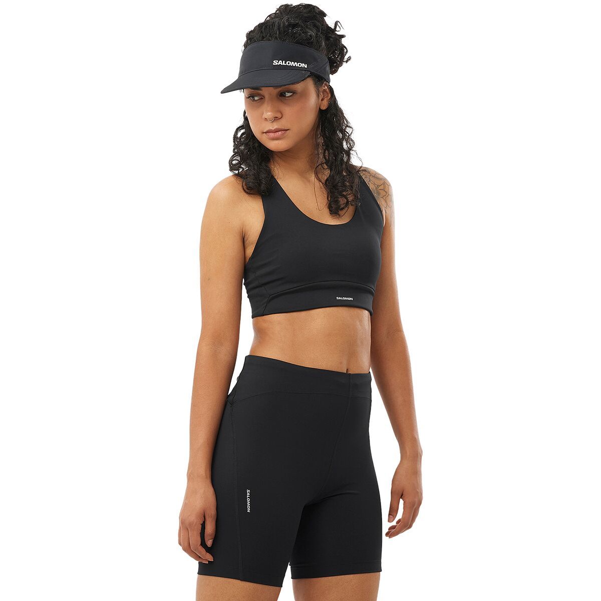 Image of Salomon Shakeout Bra - Women's Deep Black, XS