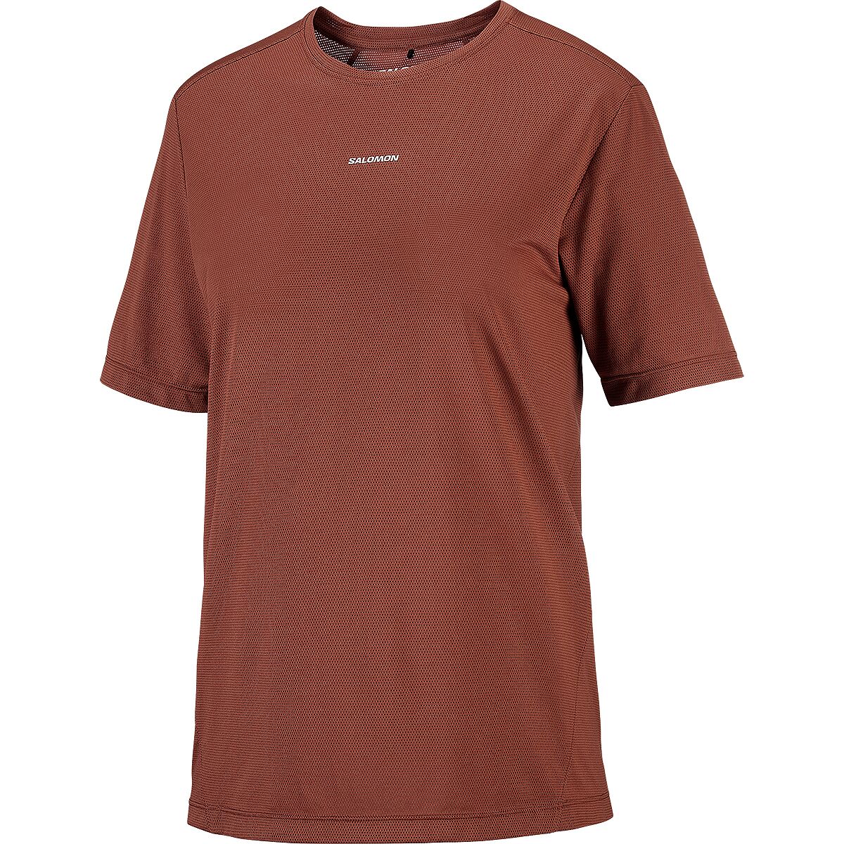 Image of Salomon Shakeout Core Short-Sleeve T-Shirt - Women's Burnt Umber, XS
