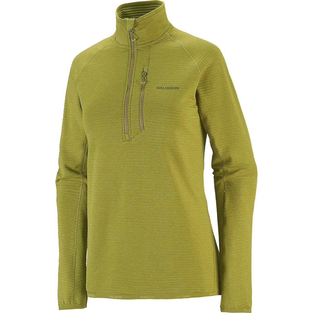 Image of Salomon Sntial Lightwarm 1/2-Zip Jacket - Women's Cardamon Seed, XS