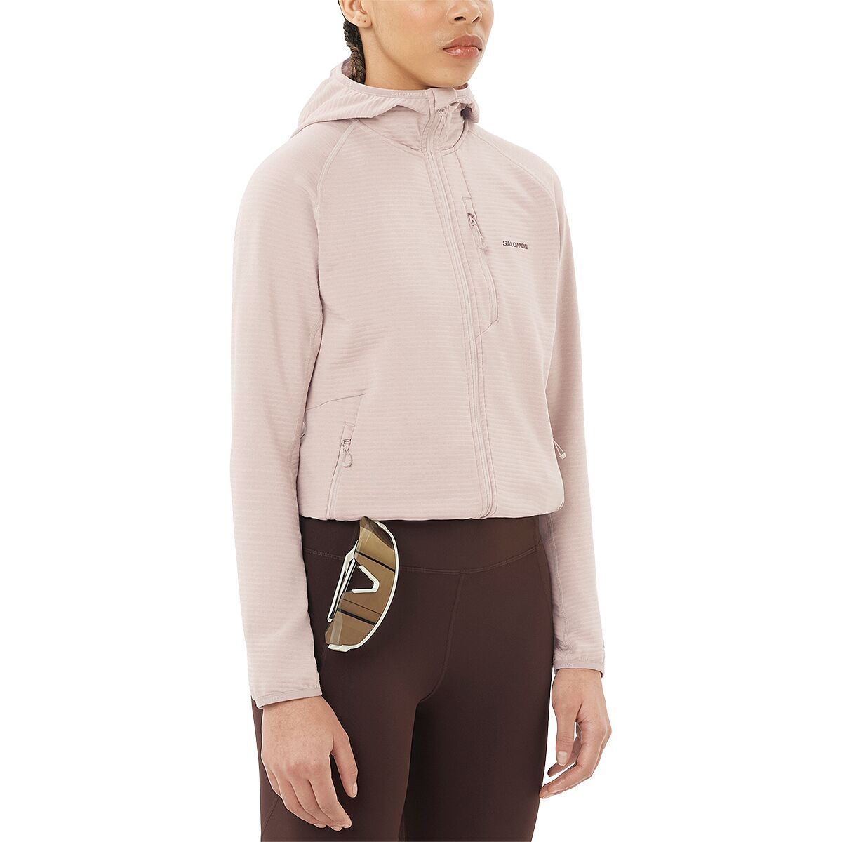 Image of Salomon Sntial Lightwarm Hooded Jacket - Women's Etherea, L