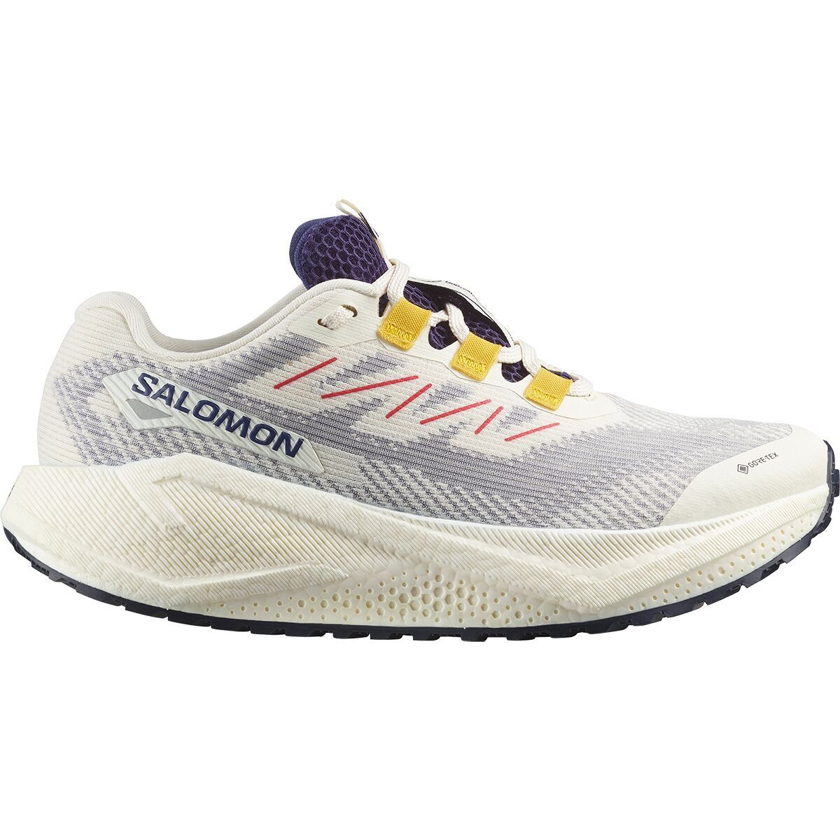 Salomon Aero Blaze 3 Grvl GTX Running Shoe - Women's Vanilla Ice/Astral Aura/Lemon, US 8.0/UK 6.5