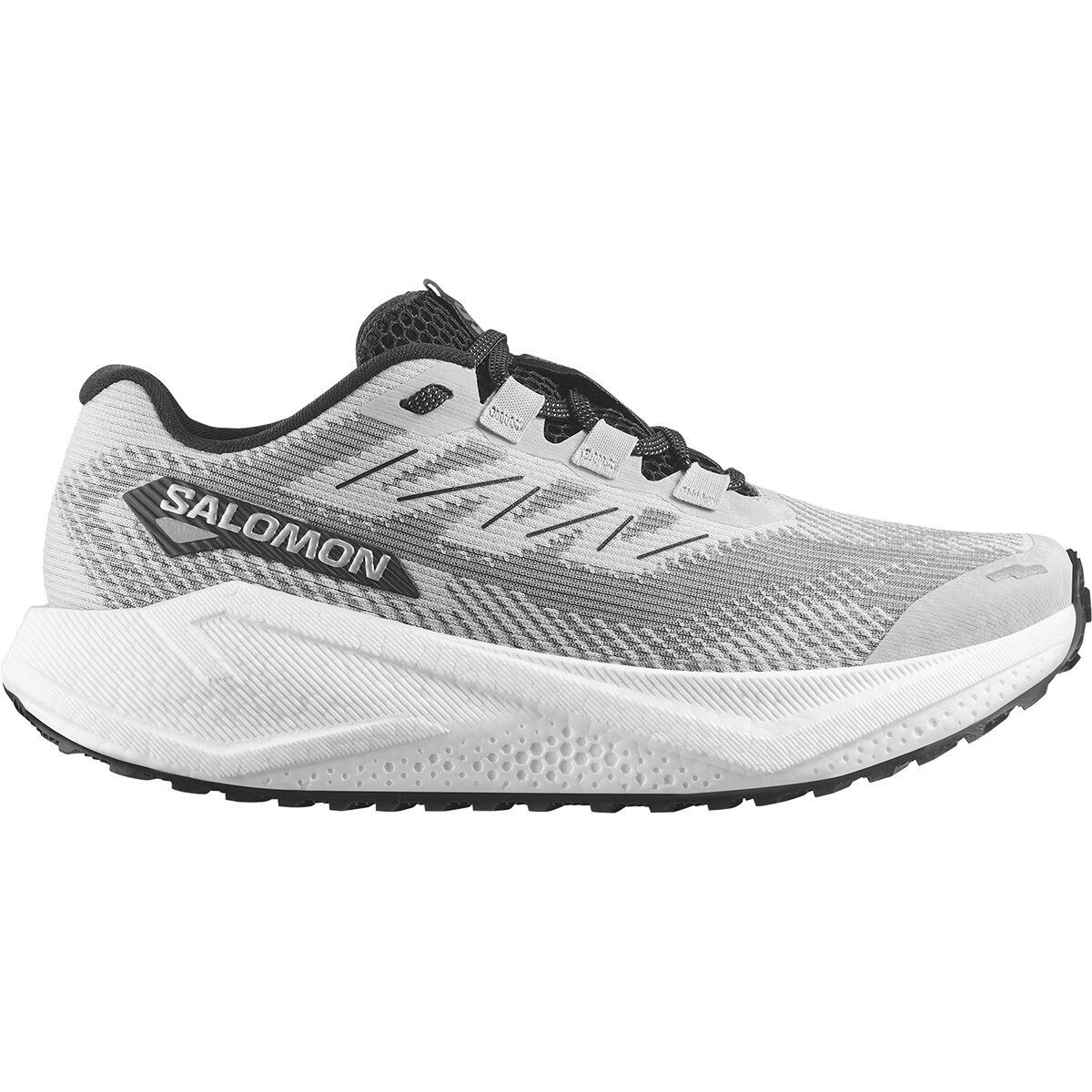 Image of Salomon Aero Blaze 3 Grvl Running Shoe - Men's Lunar Rock/White/Black, US 10.0/UK 9.5