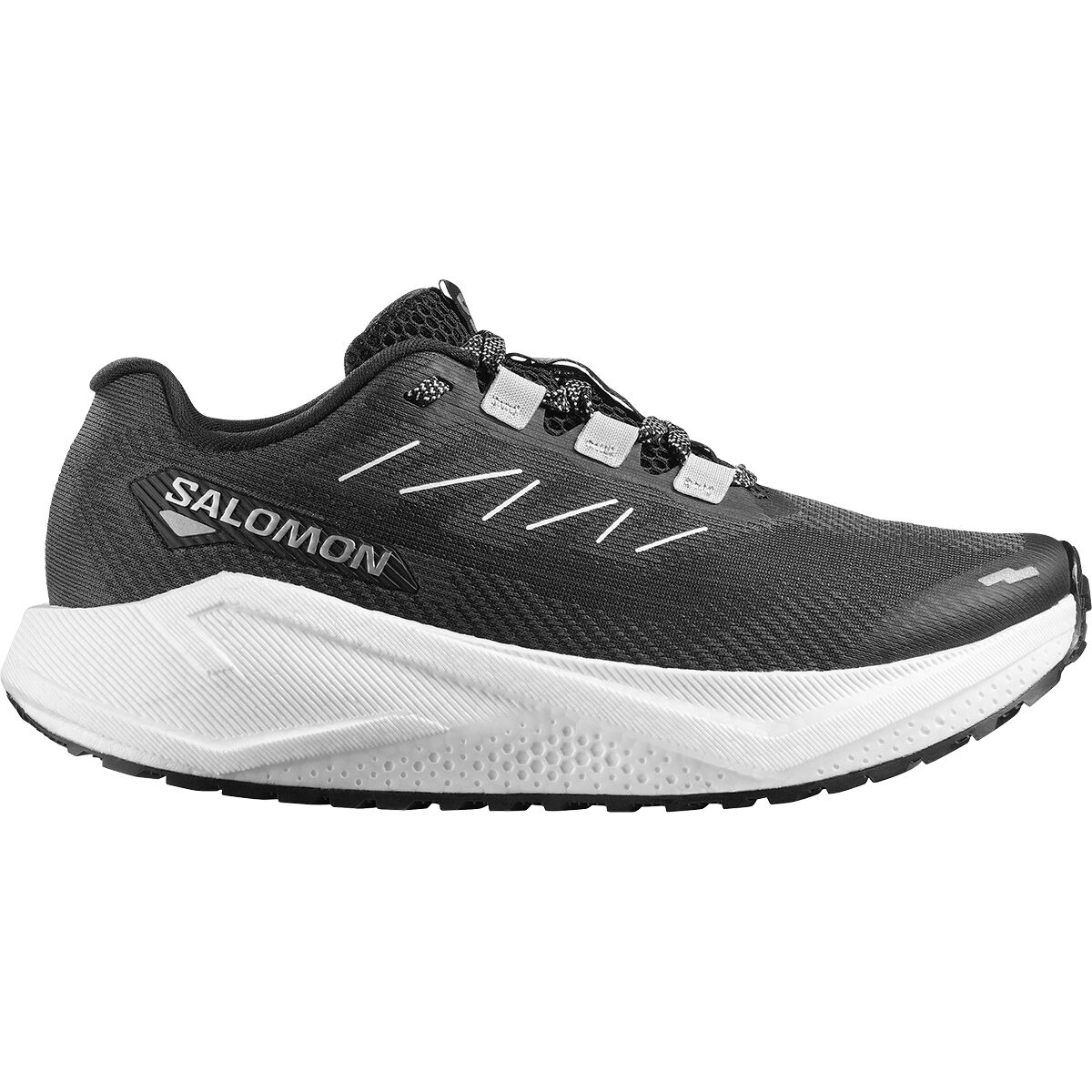 Image of Salomon Aero Blaze 3 Grvl Running Shoe - Women's Black/White/Ftw Silver, US 8.5/UK 7.0