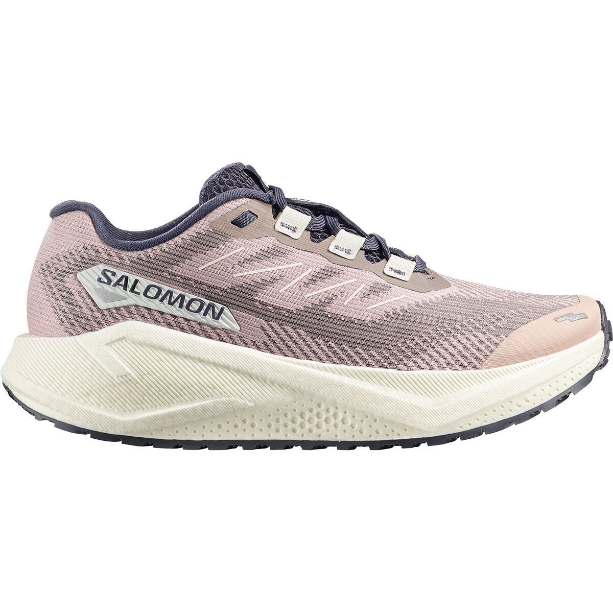 Image of Salomon Aero Blaze 3 Grvl Running Shoe - Women's Shadow Gray/Vanilla Ice/Nine Iron, US 7.5/UK 6.0