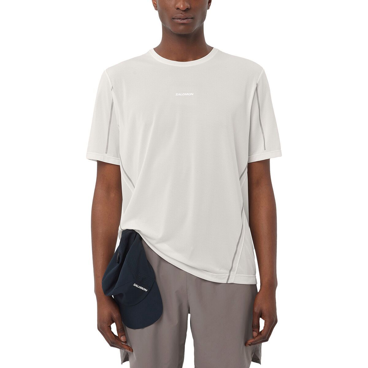 Salomon SHKout Core Glow T-Shirt - Men's Whisper White, S