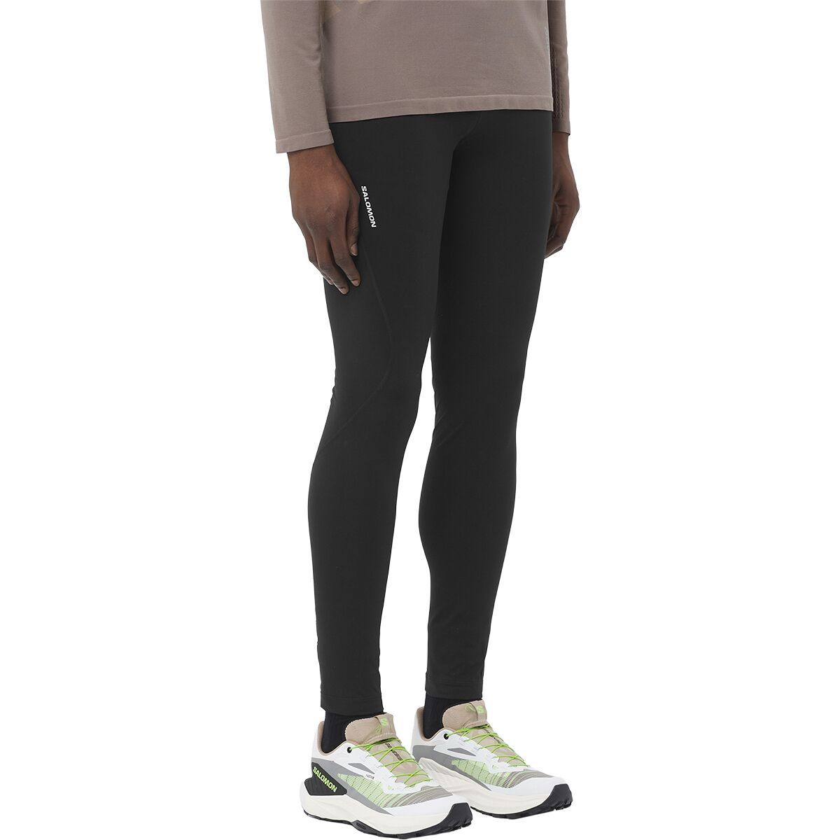 Image of Salomon SHKout Core Warm Tight - Men's Deep Black, S