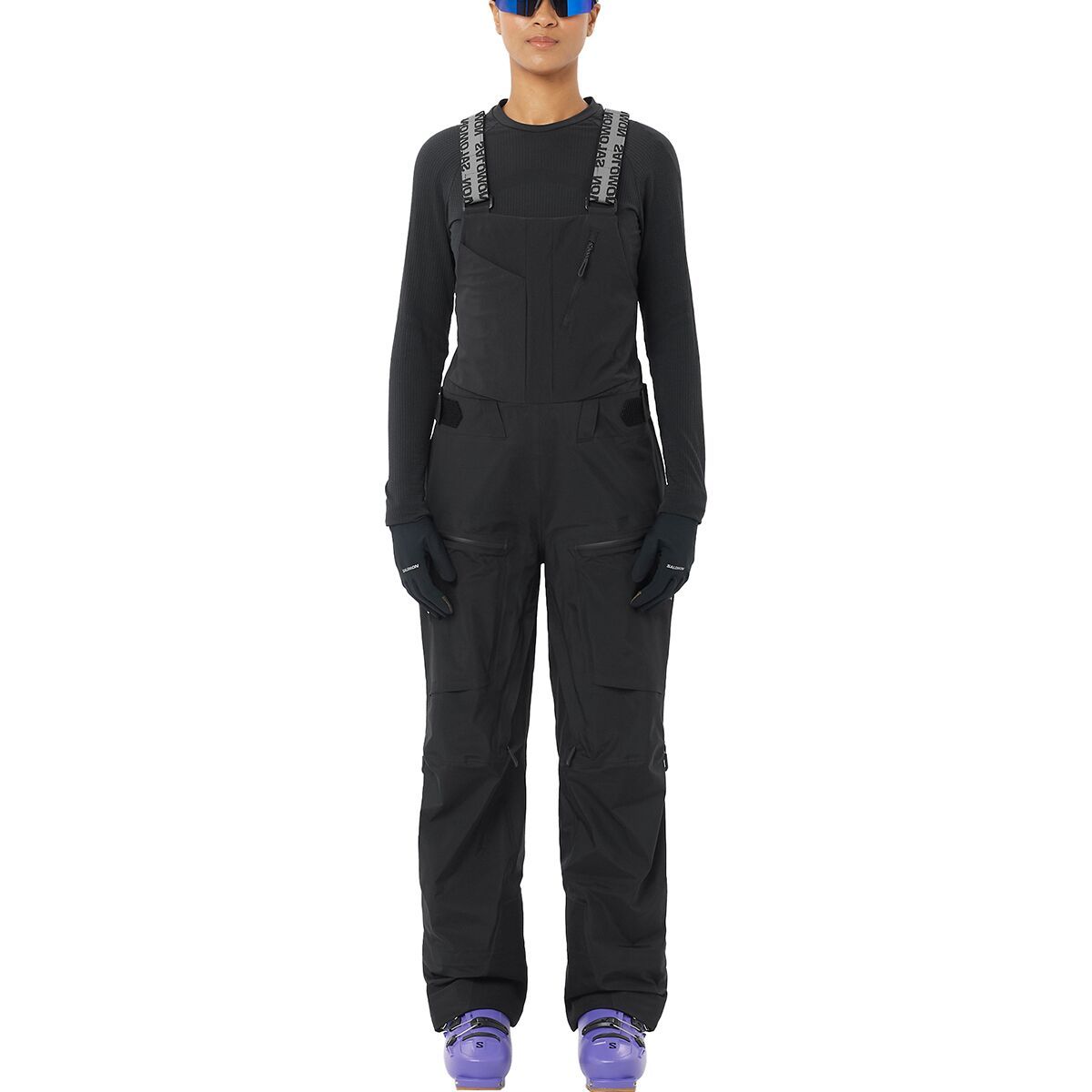 Image of Salomon Scrambler Gore-Tex Pant - Women's Deep Black, S