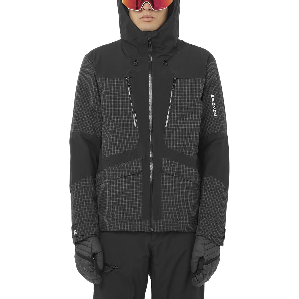 Image of Salomon Spark Jacket - Men's Deep Black, L
