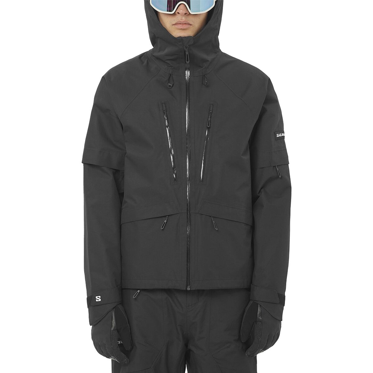 Image of Salomon Venom Full-Zip Jacket - Men's Deep Black, XL