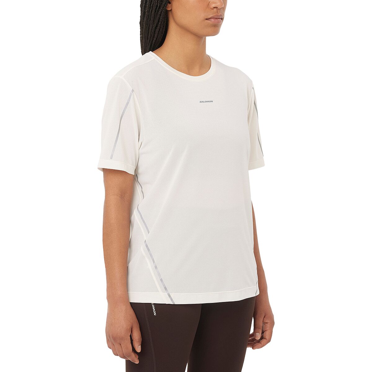 Salomon Salomon Shakeout Core Stlr T-Shirt - Women's Whisper White, L