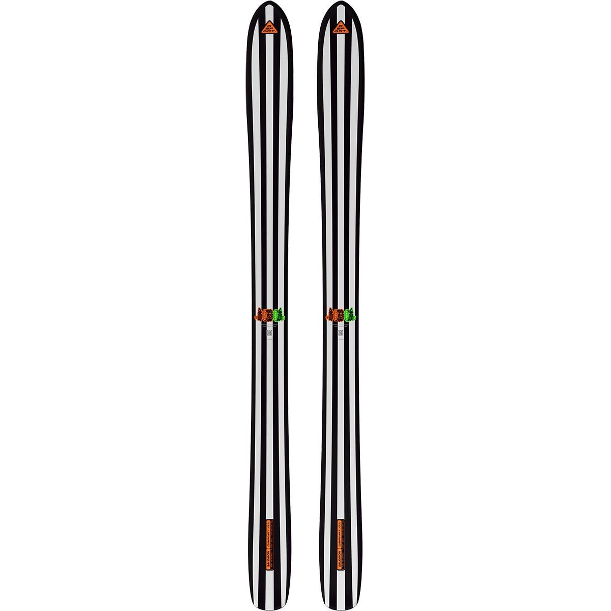 Image of Salomon Depart 1.0 Ski - 2026 Black/White/Neon Punch, 170cm