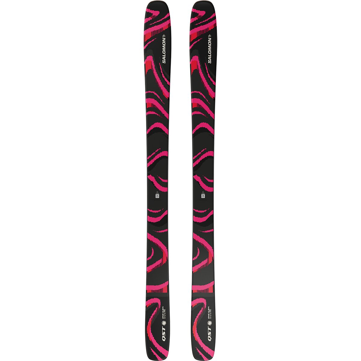Image of Salomon QST 106 Ski - 2027 Black/Equipe Red/Almond Milk, 181cm