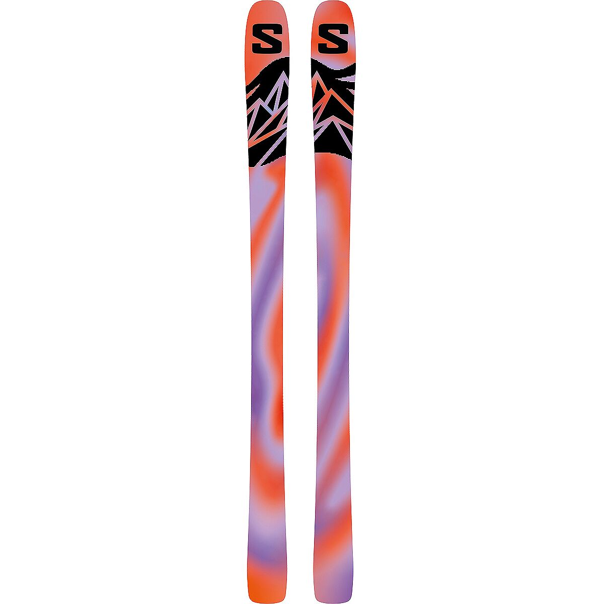Image of Salomon QST 94 Ski -Black - 2027 Lilac/Black/Fusion Coral, 172cm