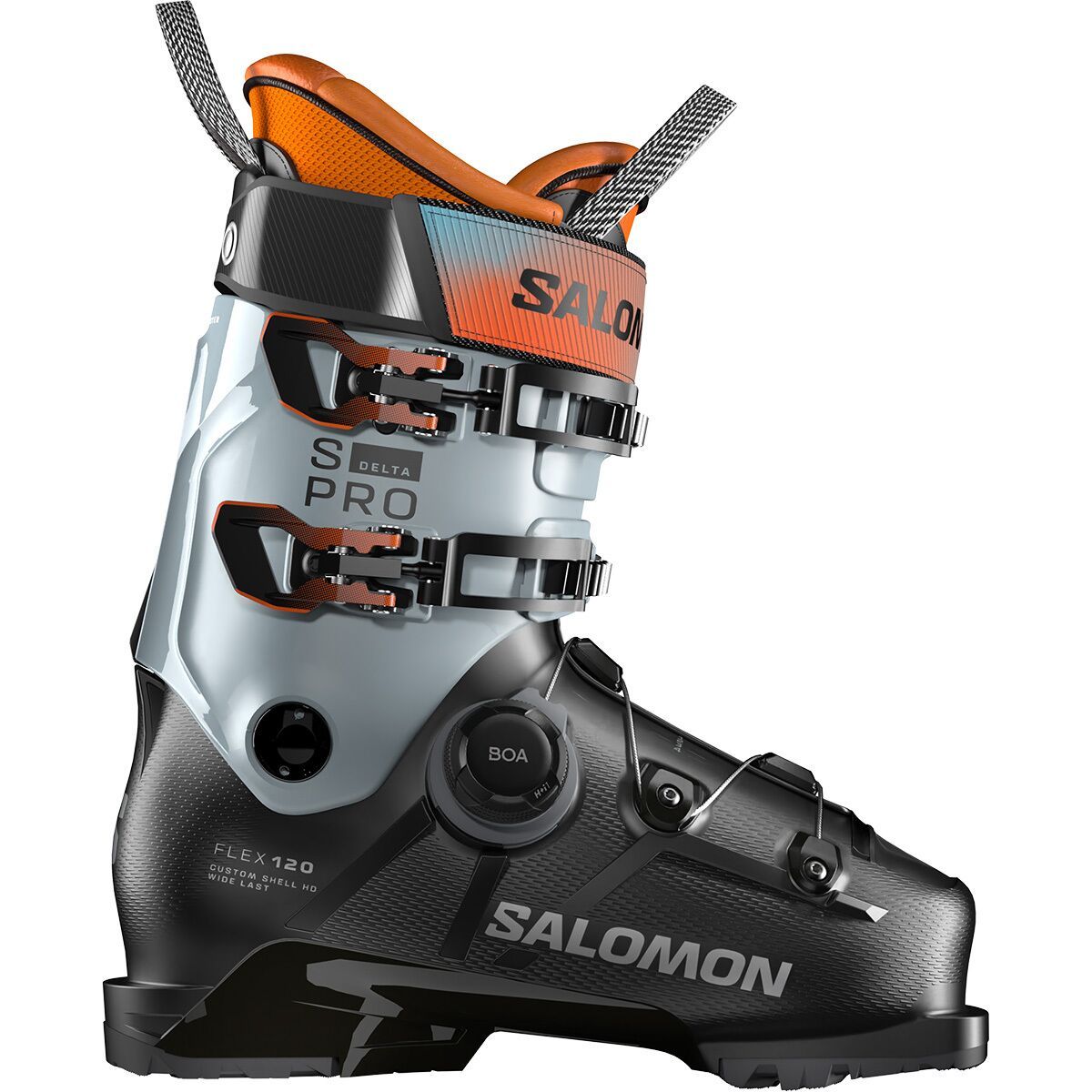 Image of Salomon S/Pro Delta BOA 120 GW Boot - 2026 Black/Arona/Silver Met., 29.0/29.5