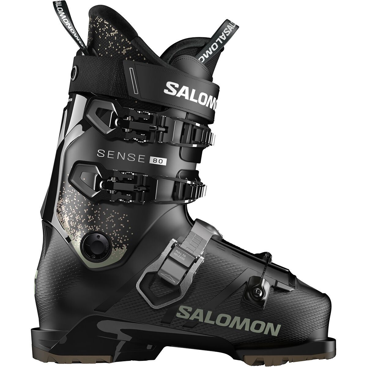 Image of Salomon Sense 80 GW Boot - 2026 Black/Black/Nirvana, 25.0/25.5