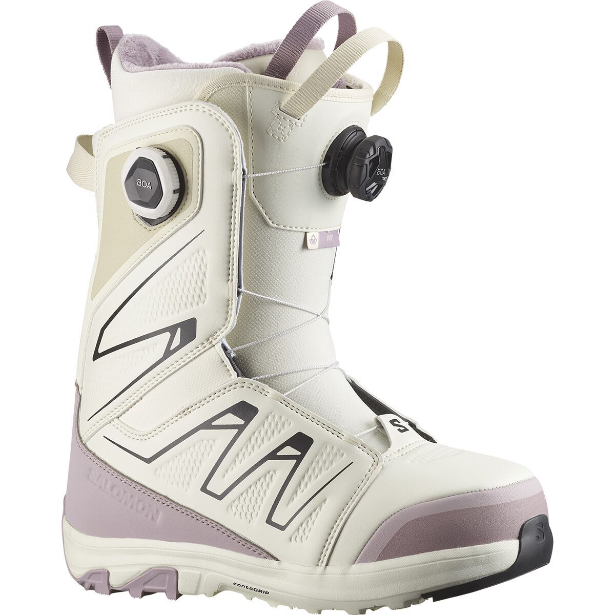Image of Salomon Ivy SJ BOA Snowboard Boot - 2026 - Women's Icicle/Nirvana/Black, 23.5