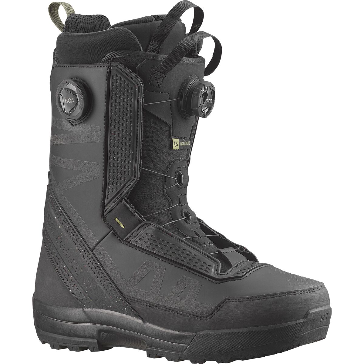 Image of Salomon Malamute Dual Boa Snowboard Boot - 2027 Black/Black/Black, 30.0