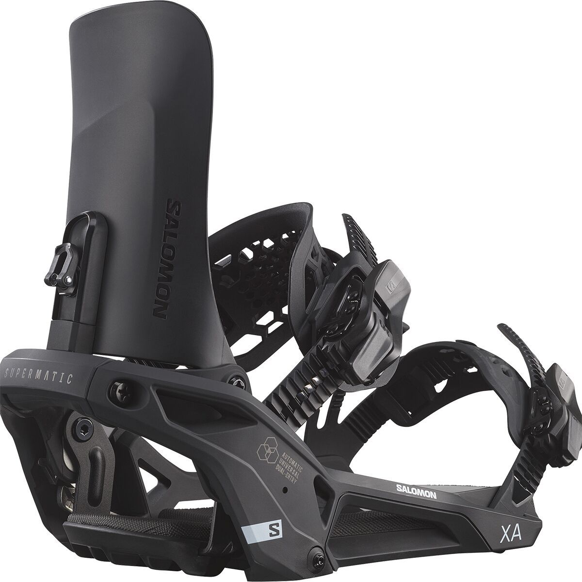 Image of Salomon XA Supermatic Snowboard Binding - 2026 Black, L