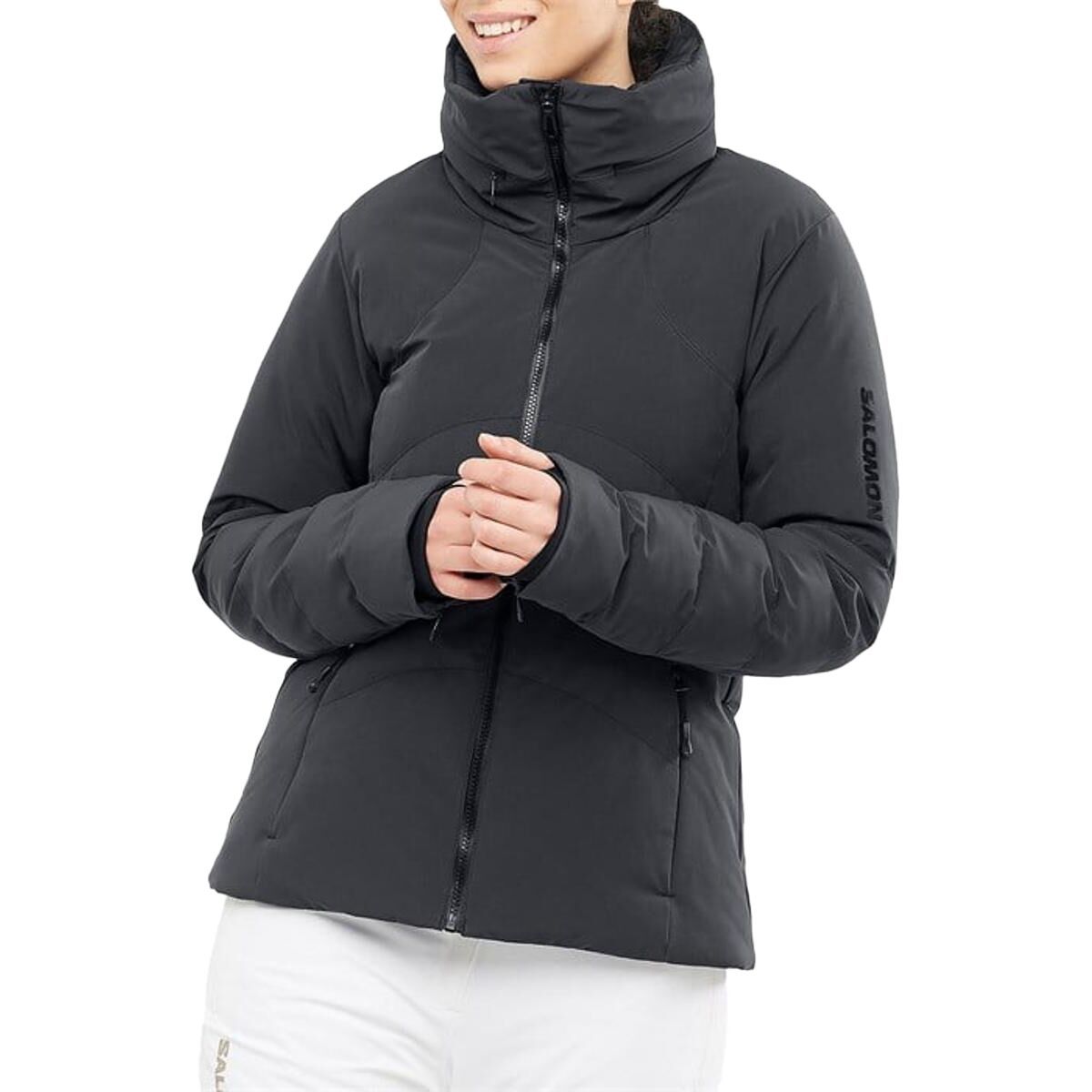 Image of Salomon S/Max Warm Jacket -Women's Deep Black, S