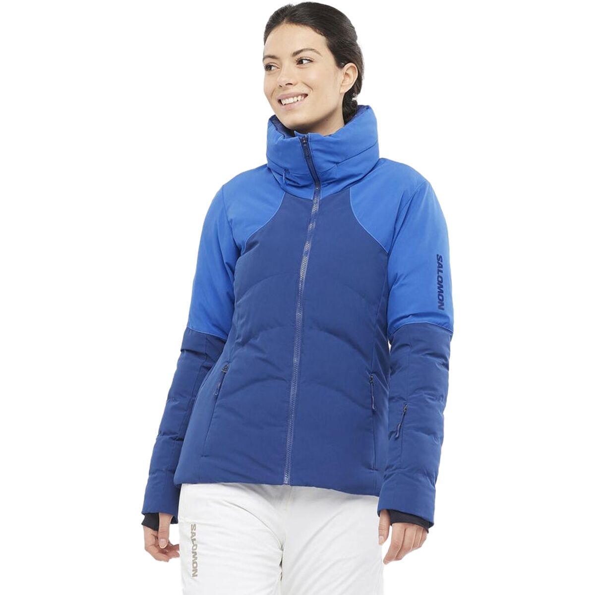 Image of Salomon S/Max Warm Jacket -Women's Navy Peony/Nautical Blue, L