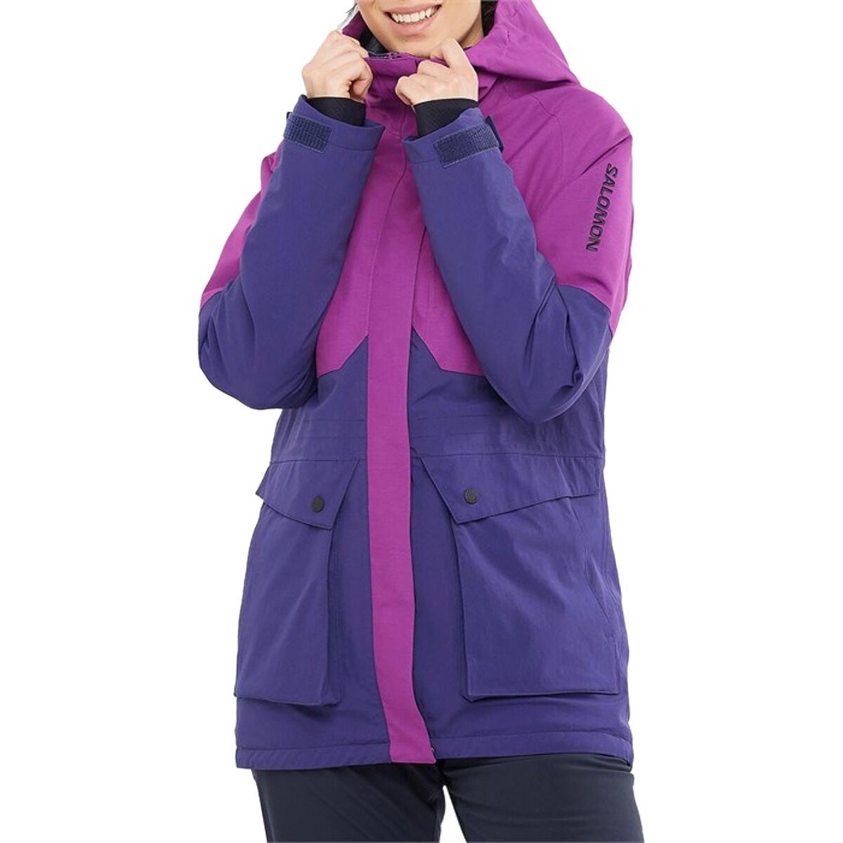 Salomon Snow Rebel Jacket - Women's 2023 Astral Aura/Sparklin, M