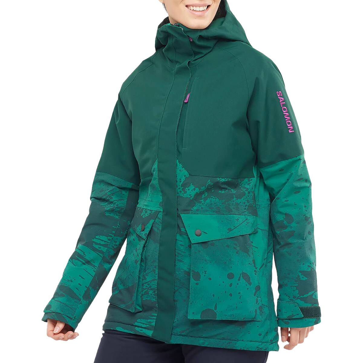 Image of Salomon Snow Rebel Jacket - 2023 - Women's Ponderosa Pine, S