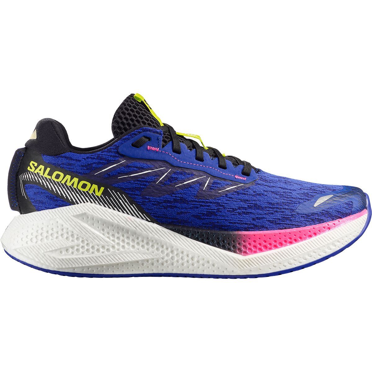 Image of Salomon Aero Glide 4 Running Shoe - Men's Bluing/White/Black, US 9.0/UK 8.5