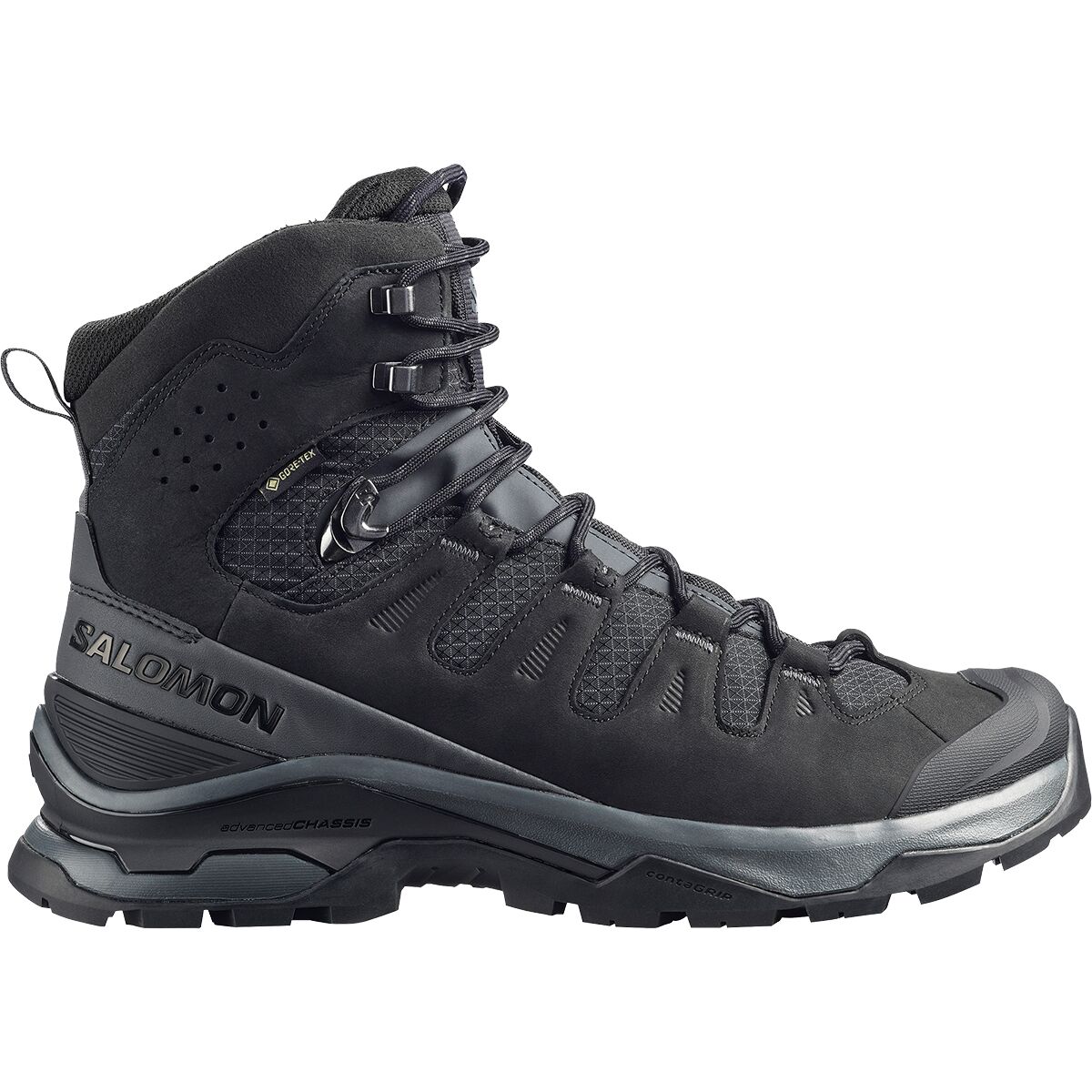 Image of Salomon Quest 5 GORE-TEX Hiking Boot - Men's Asphalt/Black/Asphalt, US 12.0/UK 11.5