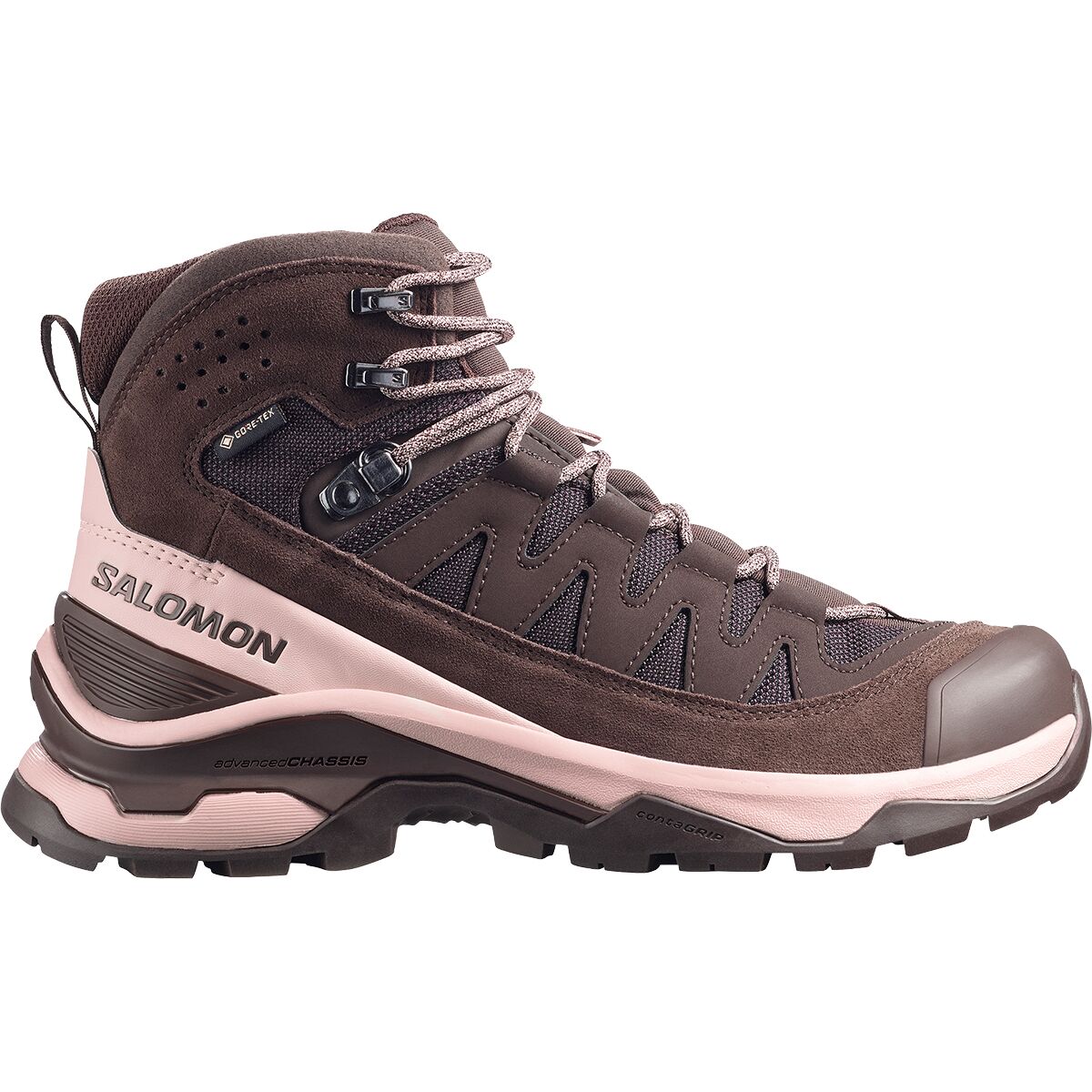 Image of Salomon Quest Echo GORE-TEX Hiking Boot - Women's Black Coffee/Shadow Gray/Black, US 9.5/UK 8.0