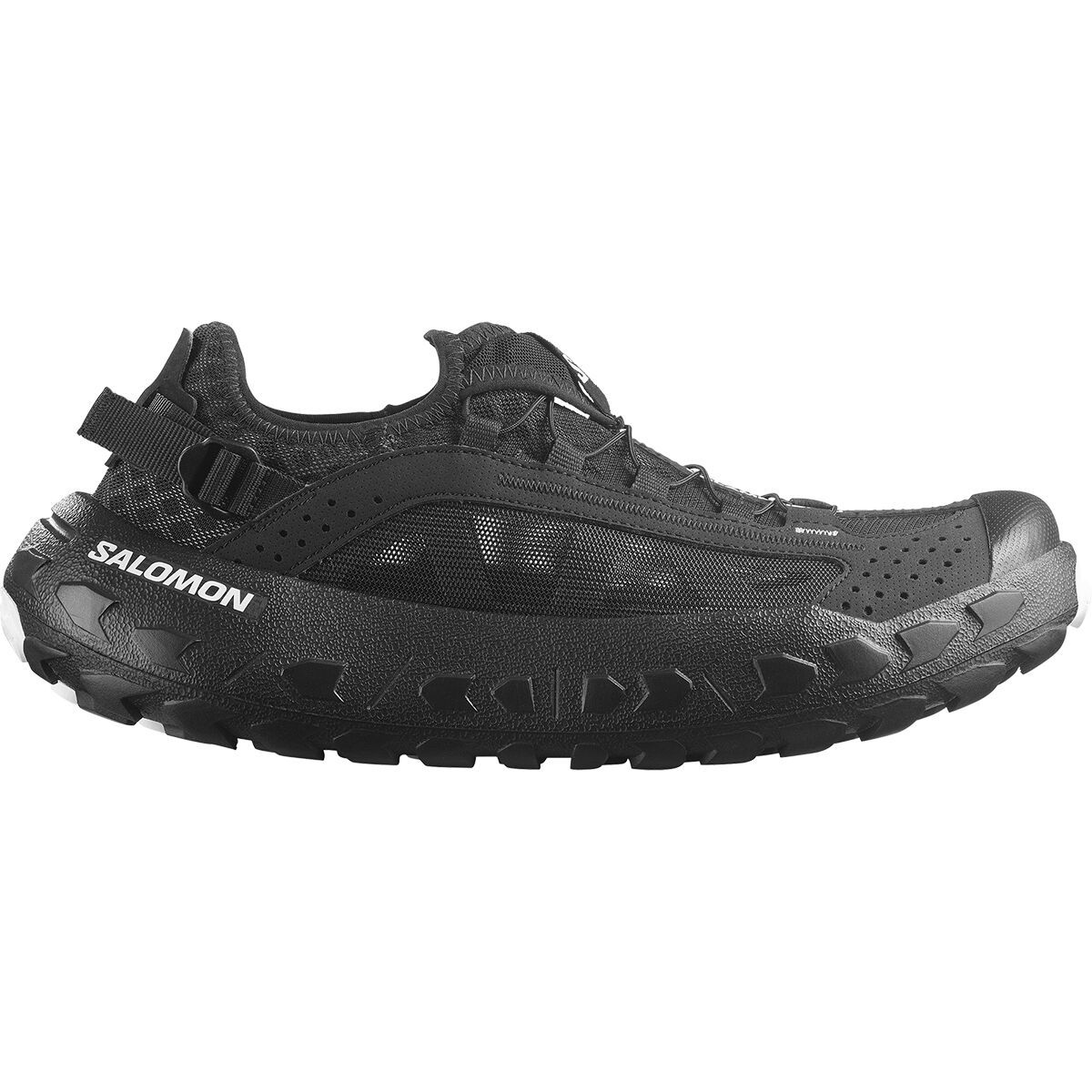 Image of Salomon Solamphibian Water Shoe - Men's Black/Black/Alloy, US 11.5/UK 11.0