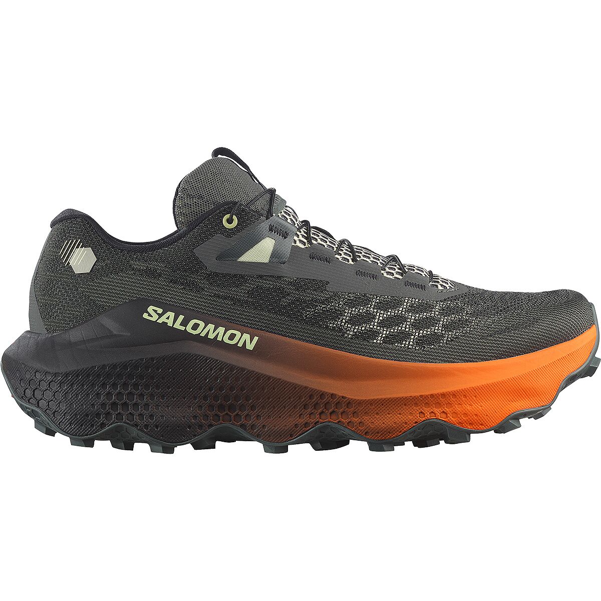 Image of Salomon Ultra Glide 4 Trail Running Shoe - Men's Urban Chic/Black/Lime Cream, US 9.0/UK 8.5