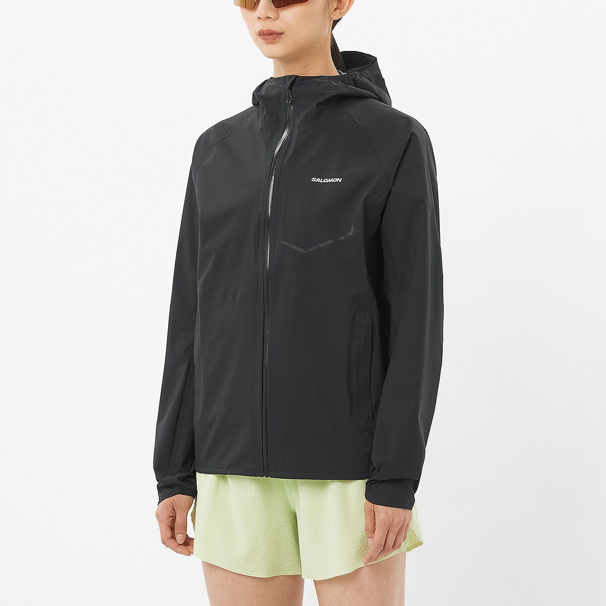 Image of Salomon Bonatti Waterproof Jacket - Women's Deep Black, L