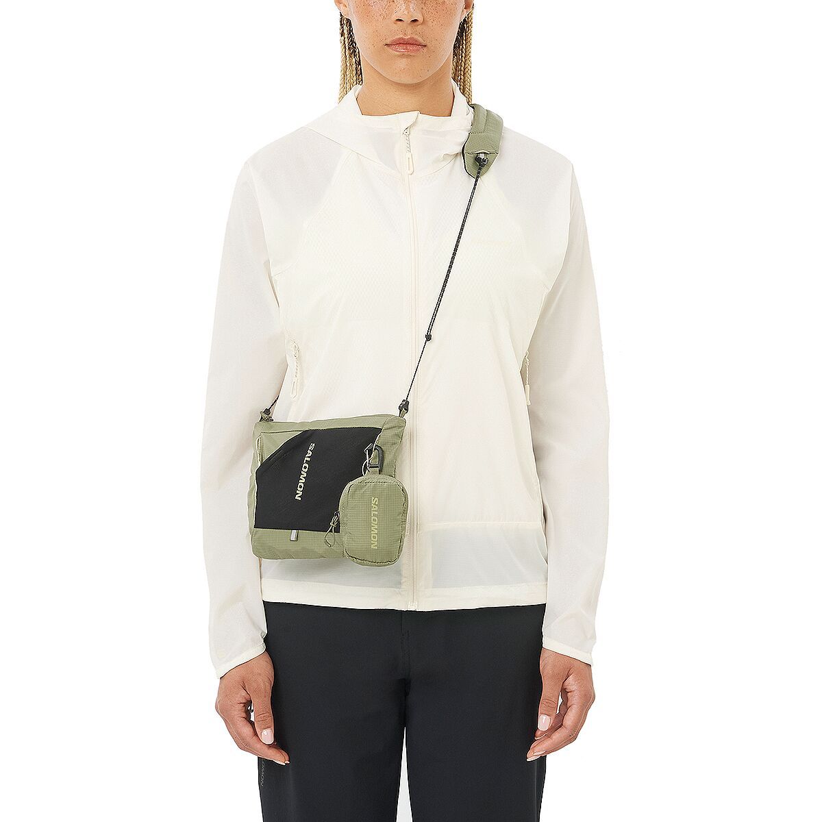 Image of Salomon Outwind Full-Zip Jacket - Women's Whisper White, XL