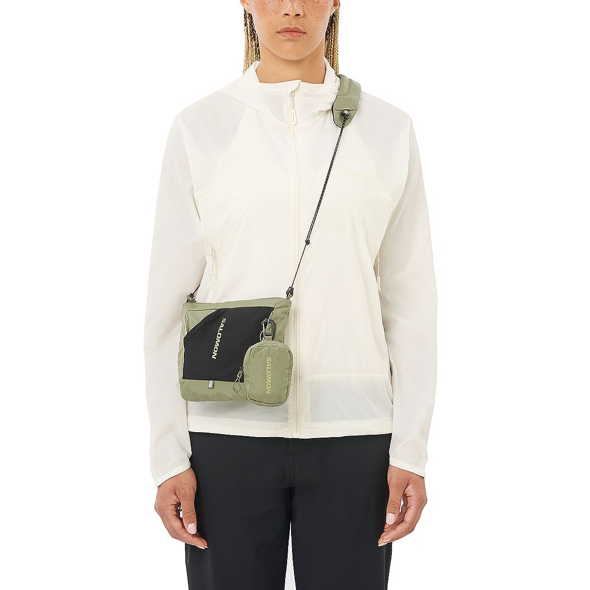 Image of Salomon Outwind Full-Zip Jacket - Women's Whisper White, XL