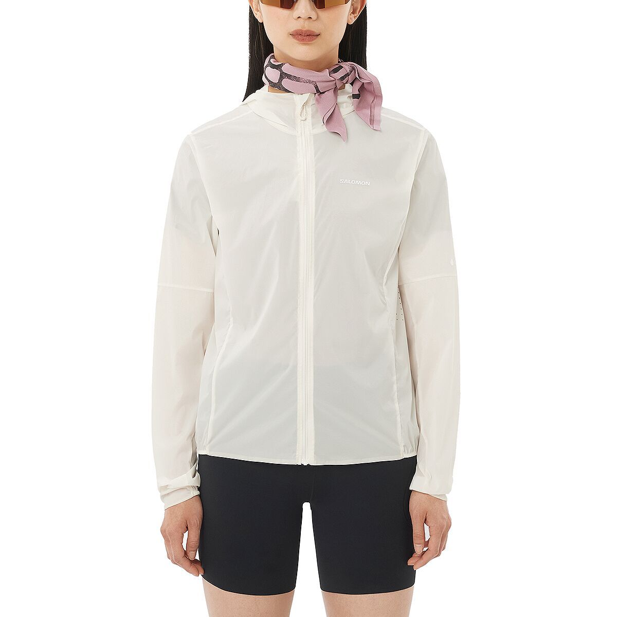 Image of Salomon Sense Aero Wind Jacket - Women's Whisper White, XL