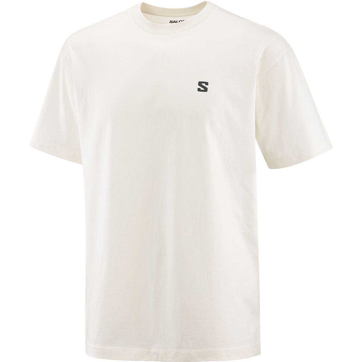 Image of Salomon Round Logo Graphic T-Shirt - Men's Whisper White, S
