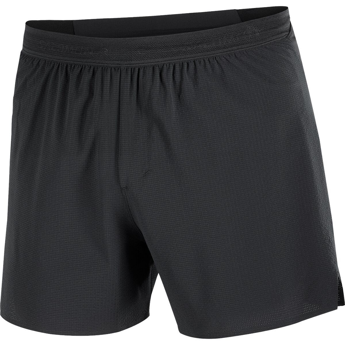 Image of Salomon Sense Aero Stow 5in Short - Men's Deep Black, M