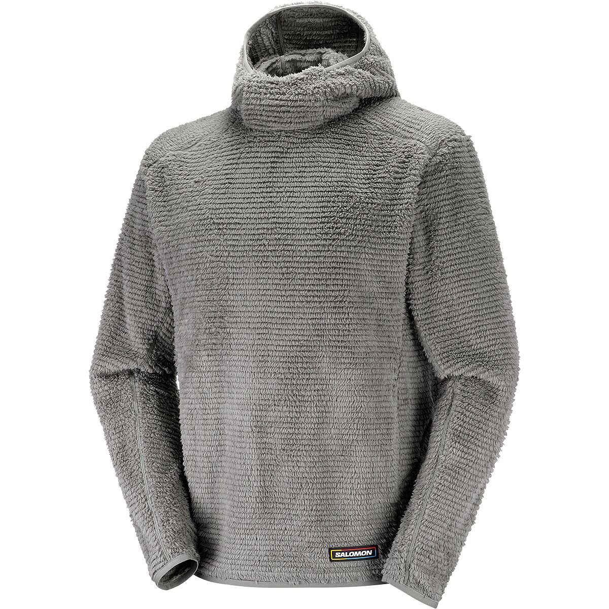 Image of Salomon Thernova Fleece Hooded Jacket - Men's Castor Gray, S