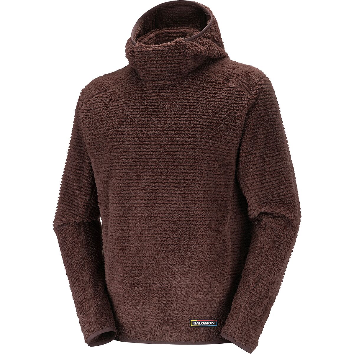 Image of Salomon Thernova Fleece Hooded Jacket - Men's Coffee Bean, L
