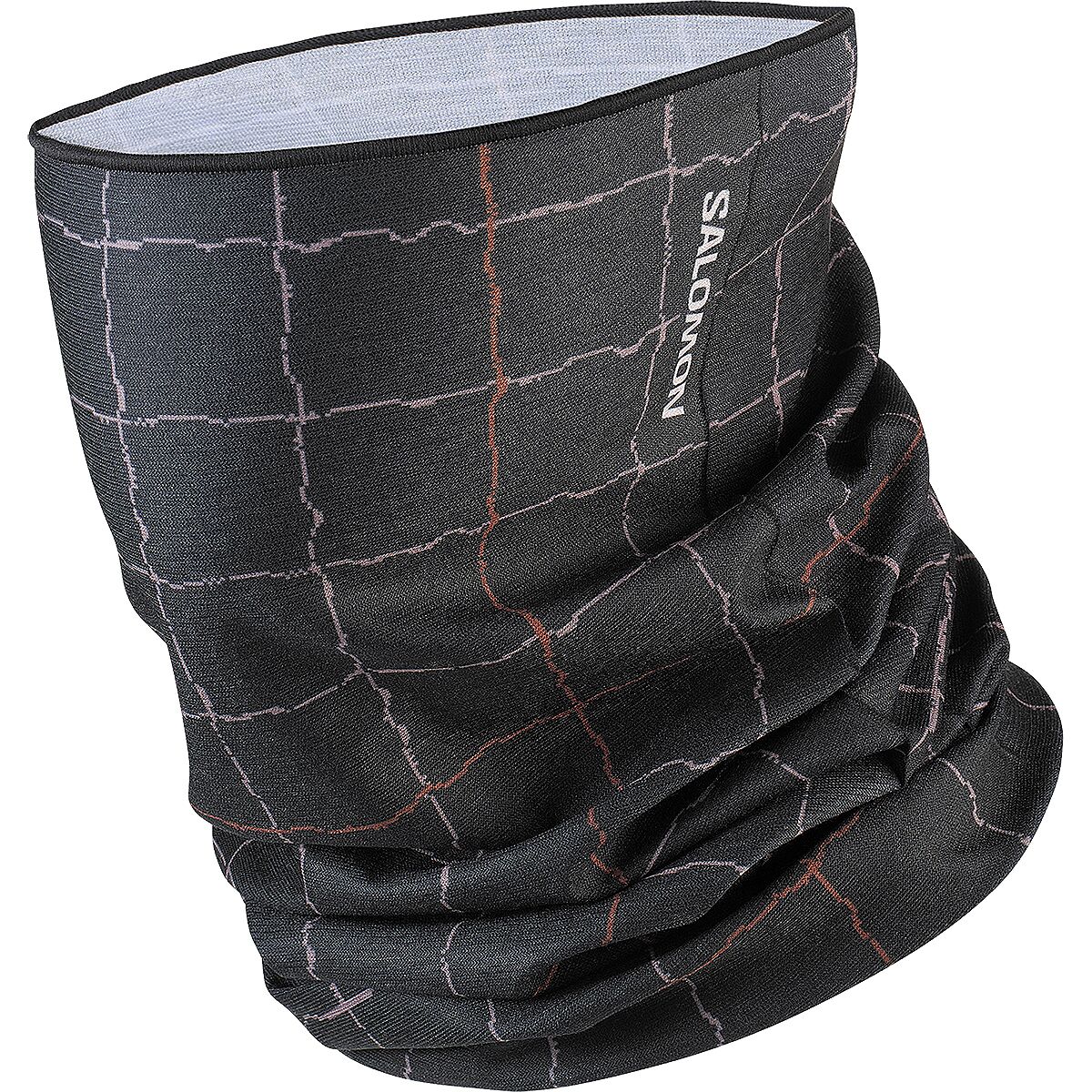 Image of Salomon GFX Neck Gaiter Deep Black/Burnt Umber/Antler, One Size