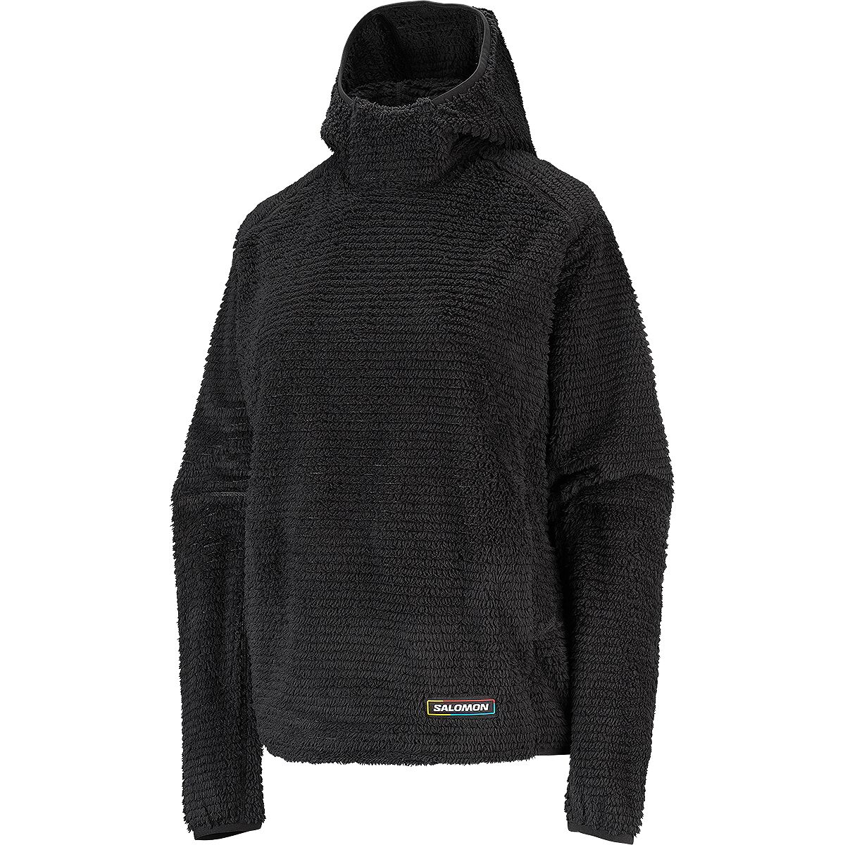 Image of Salomon Thernova Fleece Hoodie - Women's Deep Black, M