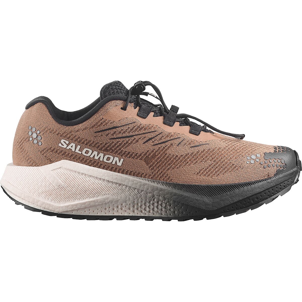 Image of Salomon Aero Blaze 4 Grvl Running Shoe - Men's Burro/Vanilla Ice/Black, US 8.0/UK 7.5