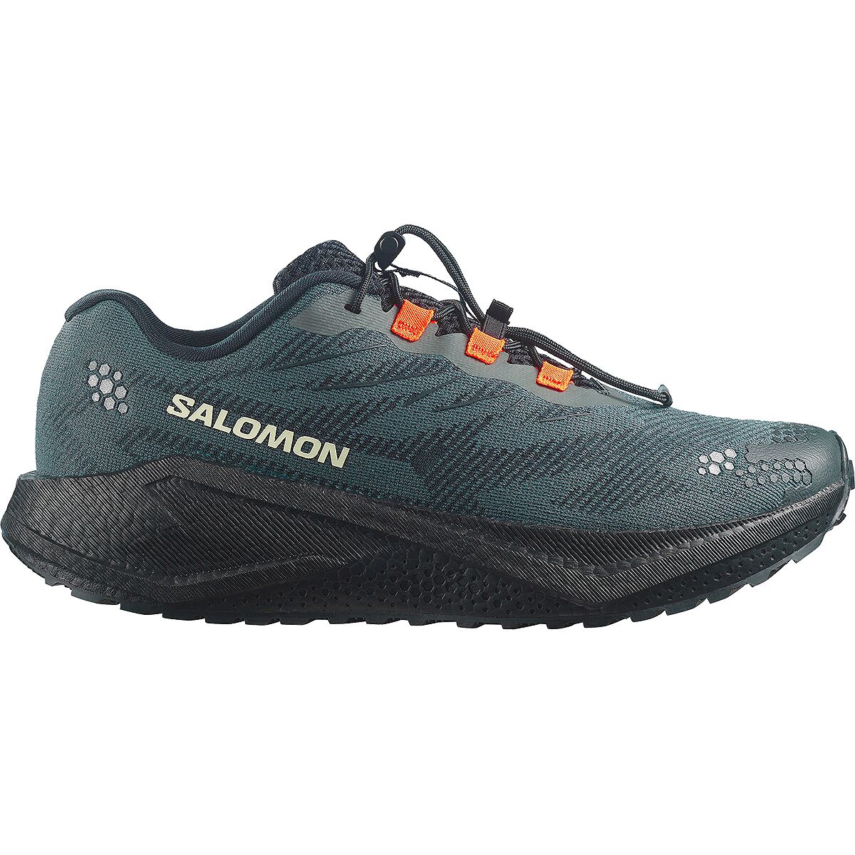 Image of Salomon Aero Blaze 4 Grvl Running Shoe - Men's Urban Chic/Black/Lime Cream, US 11.0/UK 10.5