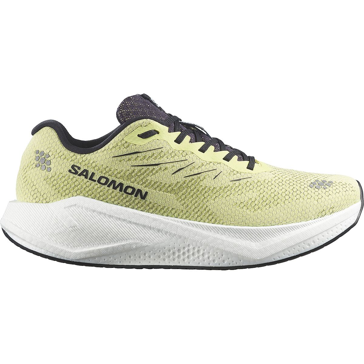 Image of Salomon Aero Blaze 4 Running Shoe - Men's Sunny Lime/White/Black, US 8.5/UK 8.0