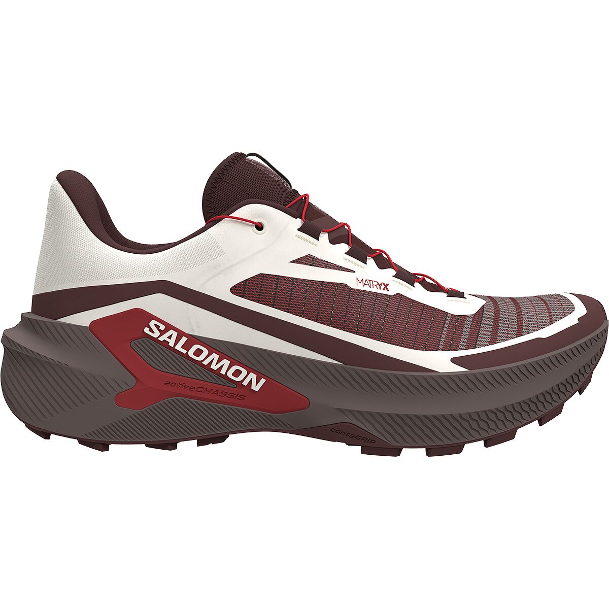 Image of Salomon Genesis 2 Trail Running Shoe - Men's Vanilla Ice/Iron/Lava Falls, US 9.0/UK 8.5