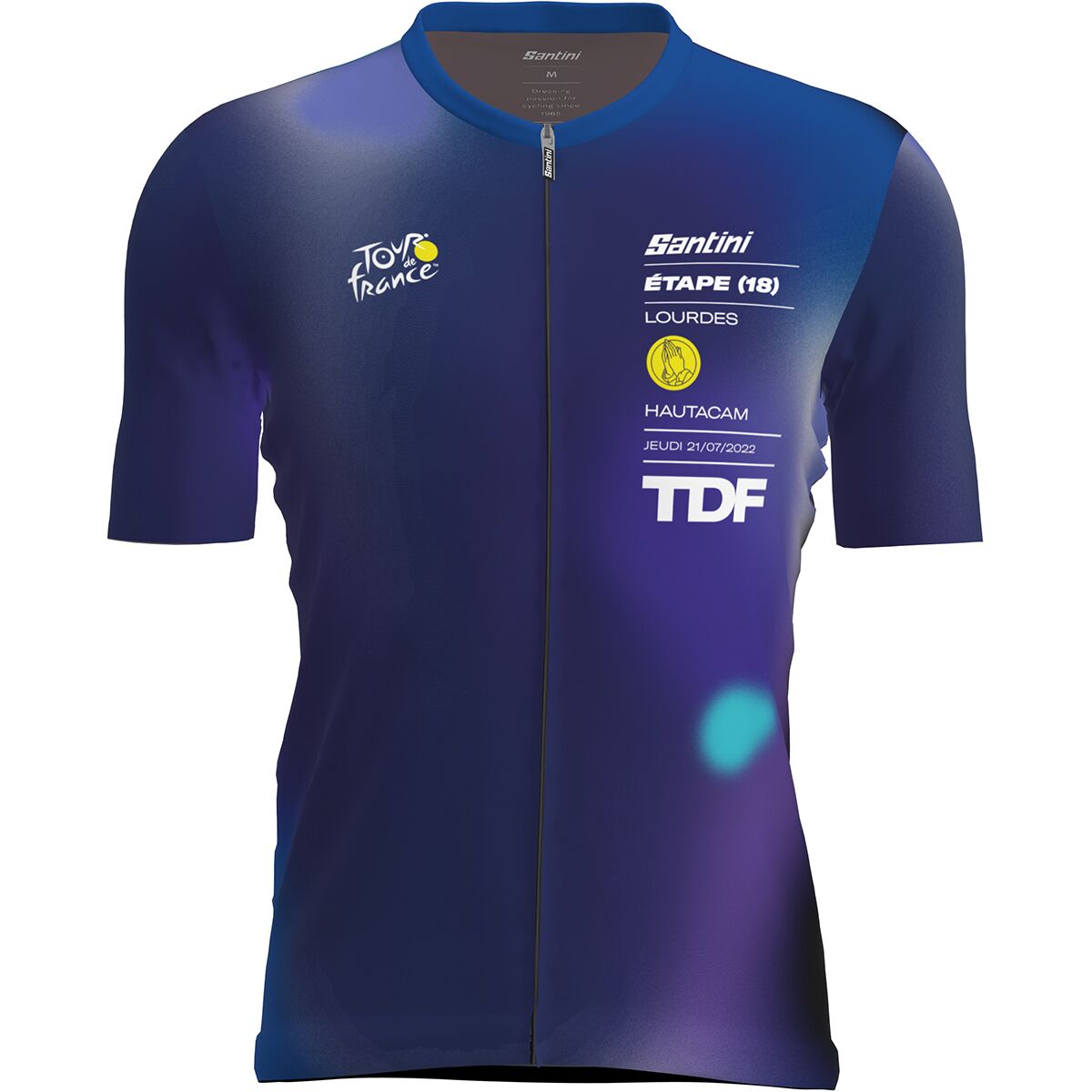 Santini Tour de France Official Lourdes Cycling Jersey - Men's