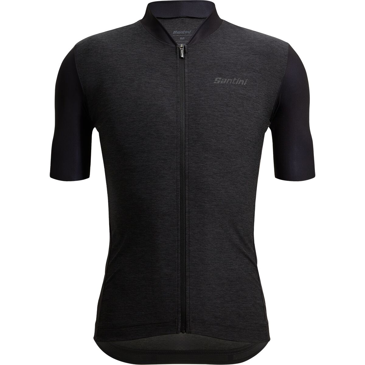 Santini Santini Colore Puro Short-Sleeve Jersey - Men's Nero, XL