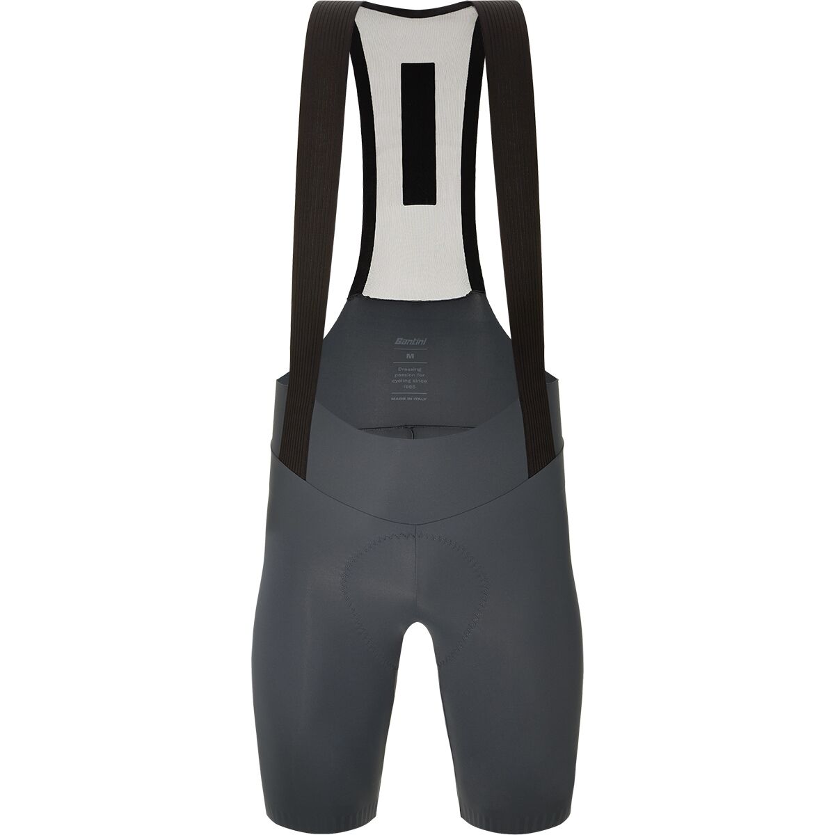 Santini Santini Plush Bib Short - Men's Grigio Asfalto, XXL