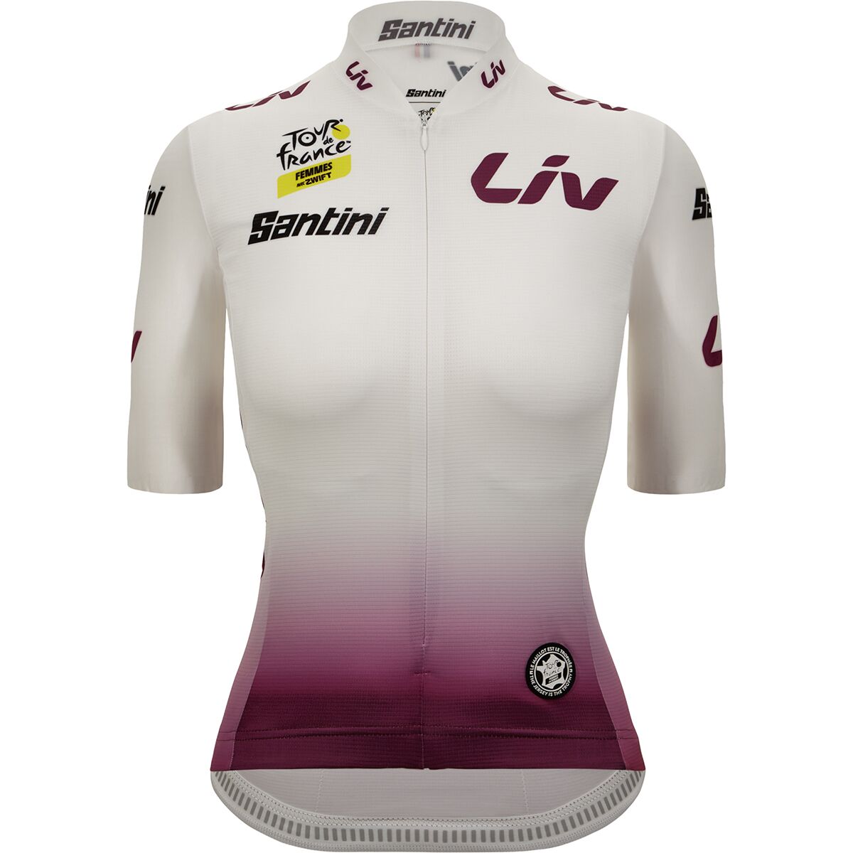 Santini Santini TDF Femme Avec Zwift Best Young Rider Jersey - Women's Bianco, M