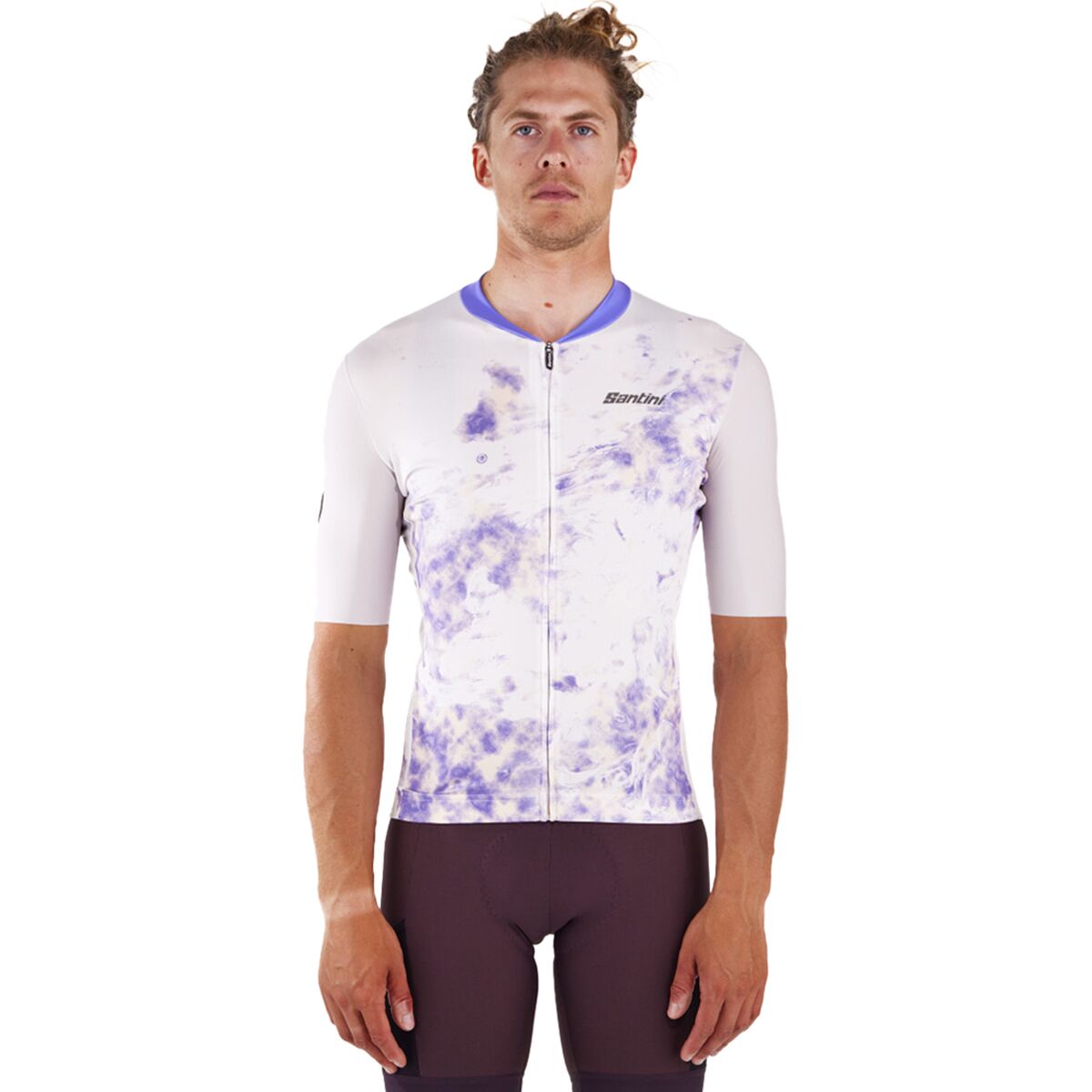 Santini Santini Marble Short-Sleeve Jersey - Men's Pervinca, XL